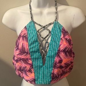Hula Honey Bikini Swimsuit Separates Swimwear Top D/DDD New 4/25